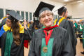 Photograph: [An Older Woman at her Commencement Ceremony]