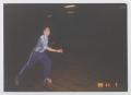 Photograph: [Photograph of a TAMS student roller skating]