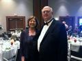 Photograph: [Meredith and John Anderson at President General's Banquet]