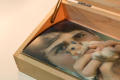 Photograph: [Photo of Byrd Williams IV inside of Mildred the Hamster's box]