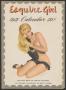 Artwork: [The 1951 Esquire Girl Calendar and Envelope]