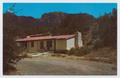Postcard: [Postcard of a Chisos Mountain cottage]