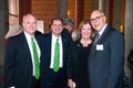 Photograph: [Neil and Debbie Smatresk with two men at the UNT College of Music Ga…