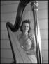 Photograph: [Anna Berkay Portrait with Harp]