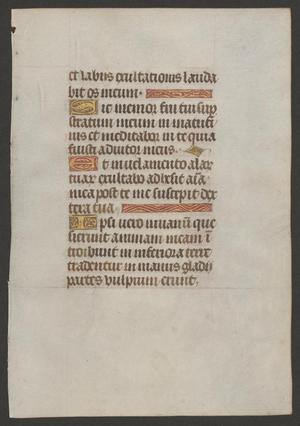 Primary view of [Leaf from 15th Century Breviary, France]