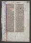 Text: [Manuscript Leaf from Latin Bible [James I], 13th Century, England or…