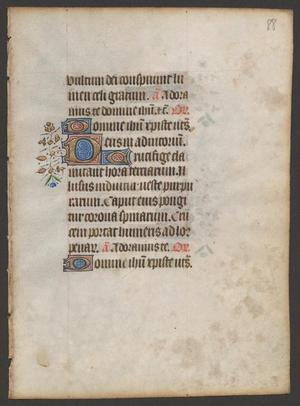 Primary view of [Manuscript Leaf from the 13th Century, France]