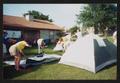 Photograph: [Setting up tents: Lone Star Ride 2004 event photo]