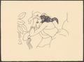 Artwork: [Matisse in Masquerade series, woman and lemur]