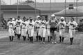 Photograph: [2005-2006 North Texas softball team on the field]