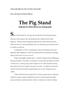 Text: The Pig Stand: America's first drive-in restaurant