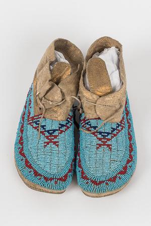Primary view of Beaded moccasins