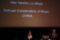 Photograph: [Lu Minjie and Han Yanmin present "The National Features of Chinese E…