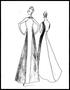 Artwork: [Sketch created by Michael Faircloth of a long dress, 2]