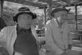 Photograph: [Two older men at the Terlingua Chili Cook-Off, 2]