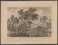 Artwork: [Pastoral French landscape etching and engraving]