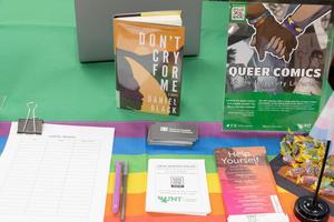 Primary view of [Queer literature and resources for students]