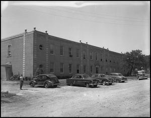 Primary view of object titled '[Exterior of the Journalism Building]'.
