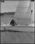 Photograph: [Photograph of Dr. Louise Self, Sailing]