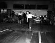 Photograph: [Female Student Bowling]