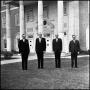 Photograph: [Dr. J.C. Matthews, Dr. James L. Rogers, Dr. J.J. Spurlock, and John …