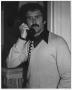 Photograph: [Bill Nelson on the phone]