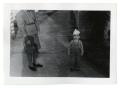 Photograph: [Woman and Johnny Cuellar standing]