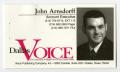 Text: [Business card for Dallas Voice account executive John Arnsdorff and …