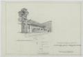 Technical Drawing: Vernon Daily Record Building, Vernon, Texas: Perspective Sketch