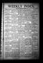 Newspaper: Weekly Index. (Mineral Wells, Tex.), Vol. 3, No. 36, Ed. 1 Friday, Fe…