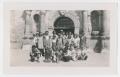 Photograph: [Students at the Alamo]