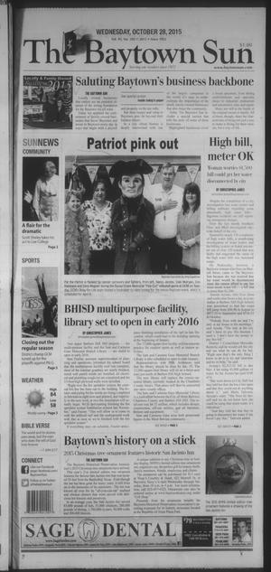 Primary view of The Baytown Sun (Baytown, Tex.), Vol. 95, No. 205, Ed. 1 Wednesday, October 28, 2015