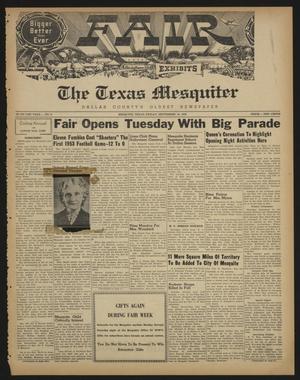The Texas Mesquiter (Mesquite, Tex.), Vol. 71, No. 9, Ed. 1 Friday, September 18, 1953