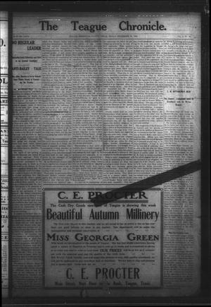 Primary view of The Teague Chronicle. (Teague, Tex.), Vol. 1, No. 10, Ed. 1 Friday, September 28, 1906