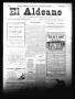 Newspaper: El Aldeano (Uribeño, Tex.), Vol. 2, No. 45, Ed. 1 Sunday, September 2…