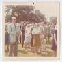 Photograph: [Pastor Oliver Berglund at Trinity College Marker Ceremony]