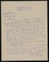 Letter: [Letter from J. L. Wells to J. J. Parramore, October 24, 1930]