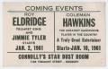 Pamphlet: Advertisement for Roy Eldridge and Coleman Hawkins at Connolly's Star…