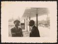 Photograph: Tommy Flanagan and Ed Thigpen at German bus station