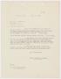 Letter: [Letter from Brotherhood of Locomotive Firemen and Enginemen to F. P.…