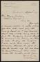 Letter: [Letter from W. W. Searcy to Henry Sayles, September 28, 1897]
