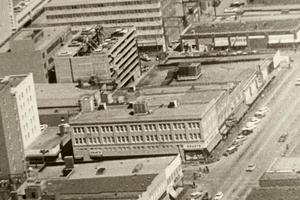 Primary view of [Aerial View of Abilene - Grants Department Store]