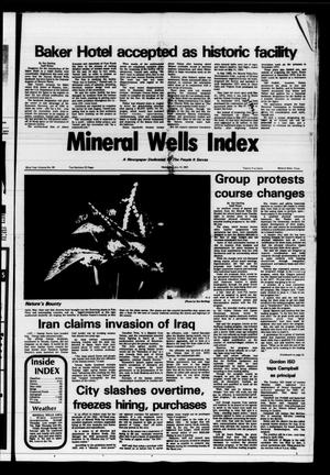 Mineral Wells Index (Mineral Wells, Tex.), Vol. 82, No. 60, Ed. 1 Wednesday, July 14, 1982