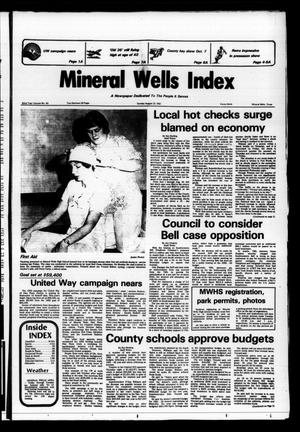 Mineral Wells Index (Mineral Wells, Tex.), Vol. 82, No. 93, Ed. 1 Sunday, August 22, 1982