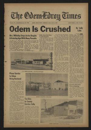 The Odem-Edroy Times (Odem, Tex.), Vol. 19, No. 41, Ed. 1 Thursday, August 6, 1970
