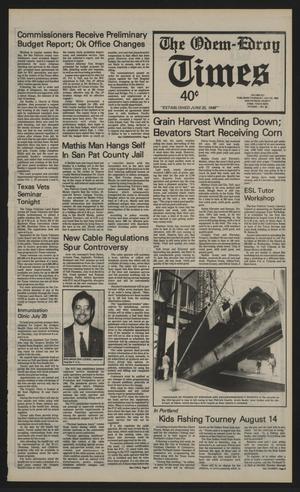 The Odem-Edroy Times (Odem, Tex.), Vol. 41, No. 29, Ed. 1 Thursday, July 22, 1993