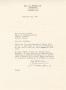 Letter: [Letter from J. U. Borum to Truett Latimer, February 18, 1953]