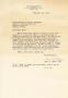 Letter: [Letter from Carl L. Dean to Truett Latimer, February 16, 1953]