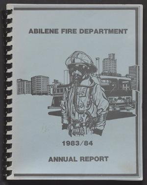 Abilene Fire Department Annual Report: 1984