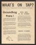 Newspaper: What's On Tap? (Irving, Tex.), Vol. [2], No. [1], Ed. 1 Wednesday, Ja…